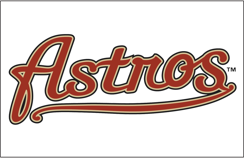 Houston Astros 2002-2012 Jersey Logo fabric transfer version 3